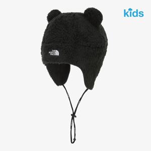 노스페이스 키즈 NE3BR51T 블랙 애니 메이트 이어머프 비니
