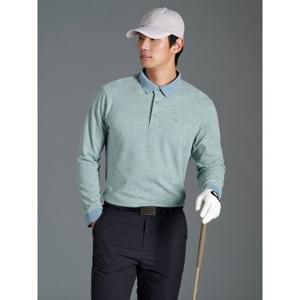 [빈폴골프] 남성 약기모 피케 칼라 티셔츠 - 라이트 그린 (BJ5X41B17L)
