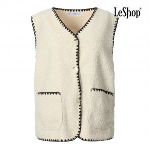 [르샵] 쓰리 버튼 포켓 뽀글이 베스트 (BP9VT017A)