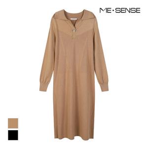 [미센스][미센스] 트임카_라 벨티트 롱 니트원피스_MB3YKOMD01A