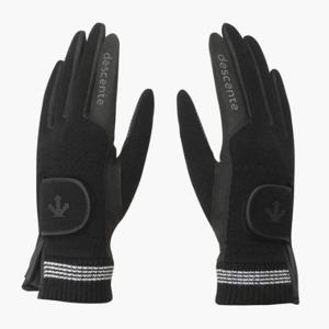 M 데상트골프장갑 GQC DP42WFGLO1-BLKG 여성 360그립 방한 양손 장갑 / BLACK