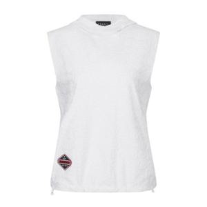 M 파리게이츠골프민소매 NQC 521C3TR058_WH 여성 로고 부클 패턴 후드 슬리브리스 티셔츠