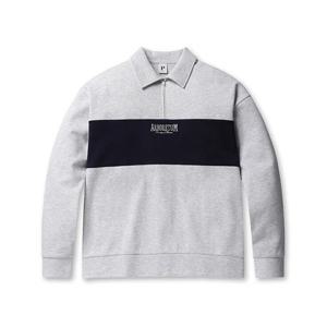 [폴햄]남성 하프집업 컬러블럭 카라 맨투맨 PHE4TR1520