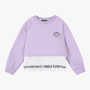 [셀덴(아동)]기모 레이어드 크롭 EDMA23D15