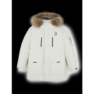 [MLB]고프코어 후드 FUR 미드 구스 패딩 (3ADJB0656)