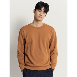 [빈폴멘] [BEANPOLE KNAP] 폴리 기모 라운드 스웨트 셔츠  오렌지 (BC5X41N118)