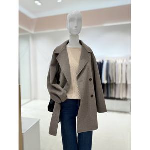 [숲]더블버튼 핸드메이드 하프코트 SBAHC30C