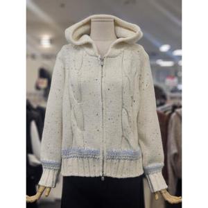 오조크 세이브존01 보카시 후드니트 긴팔집업 FOTWCXK511P