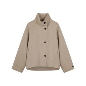 [시슬리]아미고 하이넥 핸드메이드 숏 코트 SACT84561