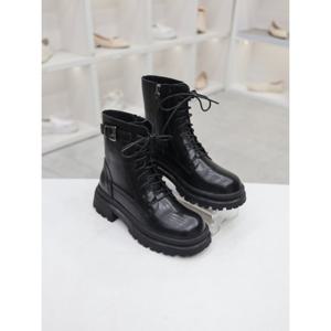 [코디엘루]소가죽 레이스업 워커 앵클 부츠 5.5cm CDSP501063-1