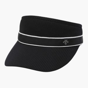 데상트골프모자 VQA DQ32WFSV82-BLKG 여성 밴딩 리본 선바이저 / BLACK