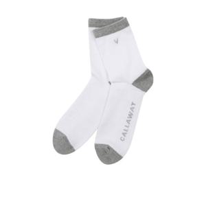 캘러웨이골프양말 VQA CMAS25X105_WH [남성] 컬러블록 중목 양말