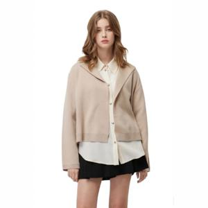 [시슬리] 울 블렌드 이중지 숄 가디건 SAKC40561