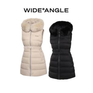 [와이드앵글]CO 후디 롱 다운 퍼 베스트 L WWW23613