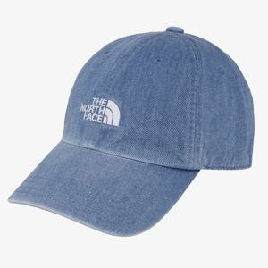 노스페이스 화이트라벨 공용 로고 데님 볼캡 NE3CR01N