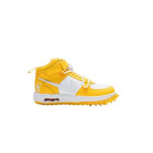 Nike나이키 x 오프화이트 에어포스 1 미드 SP 레더 바시티 메이즈 DR0500-101