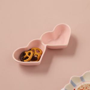 [모던하우스] 러브소르베 2칸 하트나눔종지 L16 핑크