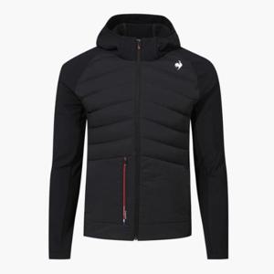 [르꼬끄]M 르꼬끄후드집업 UQC QQ121EFT12-BLK 트리코트 본딩 후