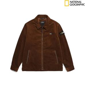 [내셔널지오그래픽 (행사)]남성 코듀로이 카라넥 집업 자켓 N224MSH020