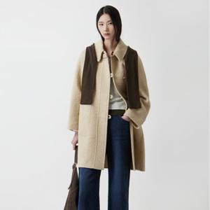 [쥬크]울블렌디드 부클 하프 코트 Z254MSG535