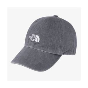 노스페이스 NE3CR01O 화이트라벨 로고 볼캡_데님_GRAY 254910
