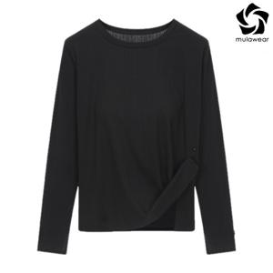 뮬라웨어 여성 쿨 터치 롱 슬리브 AWSFTL105-BK-YDP