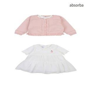 [압소바]르팡니트가디건원피스세트 A2125102