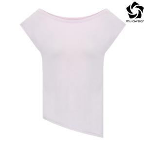 뮬라웨어 여성 슈퍼 소프트 타이업 숏 슬리브 AWSFTS102-IPK-YDP