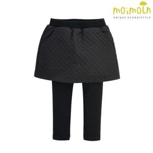 [모이몰른]화섬퀼팅 치마레깅스 MOW0BASK37