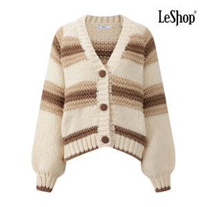 르샵  빅 버튼 블록 하찌 니트 가디건 (BQ1KC002A)