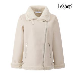 르샵  페이크 레더 시크 자켓 (BQ1JK001A)