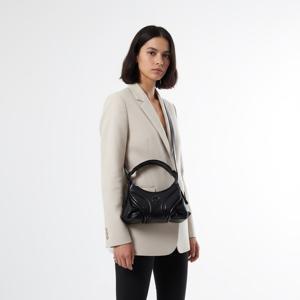 MARINE SERRE 25FW MOONOGRAM 엠보스 레더 퓨츄라 미니 백 (WCB001ACLEA0004 BK99)