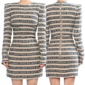 (명품) 발망 로고 린넨 원피스 RF16288