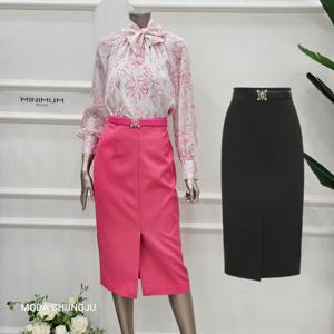 [미니멈]MD 하이웨스트 H 라인 스커트 MD MMYAAWS2120_CJ