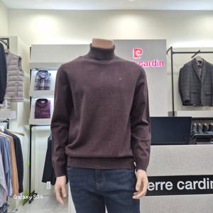 [피에르가르뎅]조직물 롱폴라 스웨터 POKR4901-78