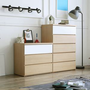 [보루네오 하우스]아르메 콤비서랍장세트(와이드3단+와이드5단)