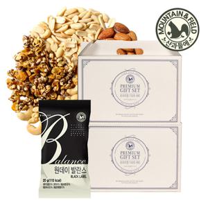 [산과들에] 그래놀라 하루견과 원데이발란스블랙 30봉세트 x2개