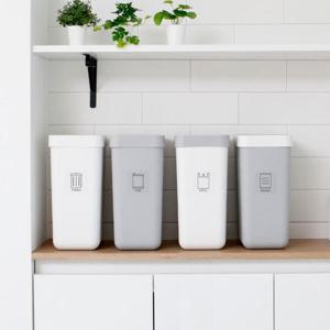 아트박스/가쯔 원터치 프리미엄 사각 휴지통 10L 2개