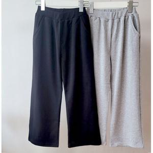 [모데쯔]주니어 키즈 겨울 기모 일자면 와이드 통바지 10대 초등여아 남아