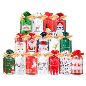 크리스마스 리본주머니 선물포장봉투 (50매)