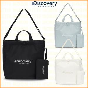 [디스커버리] 공용 애슬레저 로고프린트 토트백 DXTG3123N-ICDX