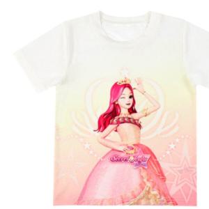 [레노마 이너웨어]시크릿쥬쥬 여아 솔로 5부 티셔츠 WH HB14W312