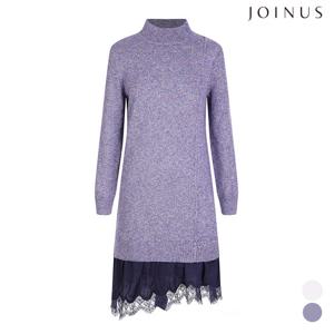 밑단 배색 니트롱 원피스_JAAW1-CSO210