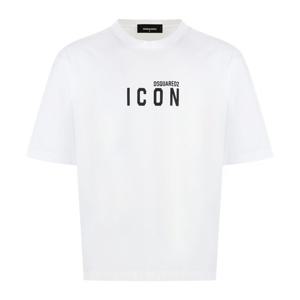 디스퀘어드2 크루넥 코튼 반팔티셔츠 S79GC0102D20020 100