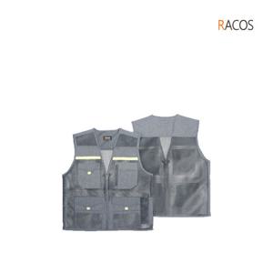 라코스 RC-215 왕망사 고급 조끼 포인트 디자인 우수한 통기성