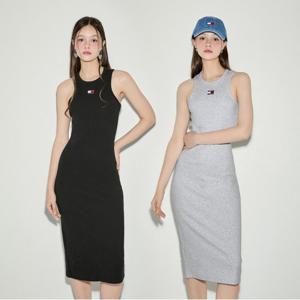 [공식][타미진스] (T32E6WOP02TWT2) 립 뱃지 레이서 원피스 2종