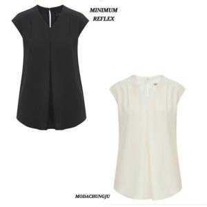 [미니멈]MD 브이넥 민소매 블라우스 MD MYBGWB4140_CJ