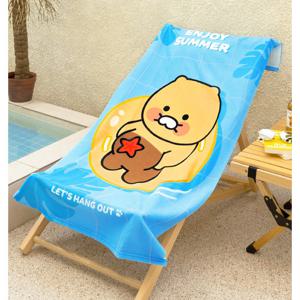 카카오프렌즈 춘식이 비치 타월 둥둥 L 14800 E