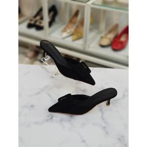 한슈 세이브존07 스틸레토 버클 뮬 미들힐 HS161112cs