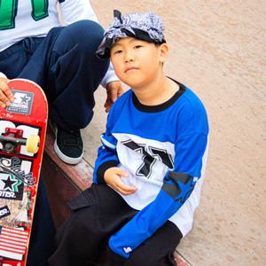 [차일디] 스타터블랙라벨키즈 (ST243ILS04-WHT) 럭비 보더 롱 슬리브 화이트